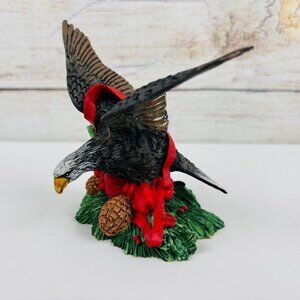 Silver Deer Tom Rubel Christmas Animals Bald Eagle Figurine